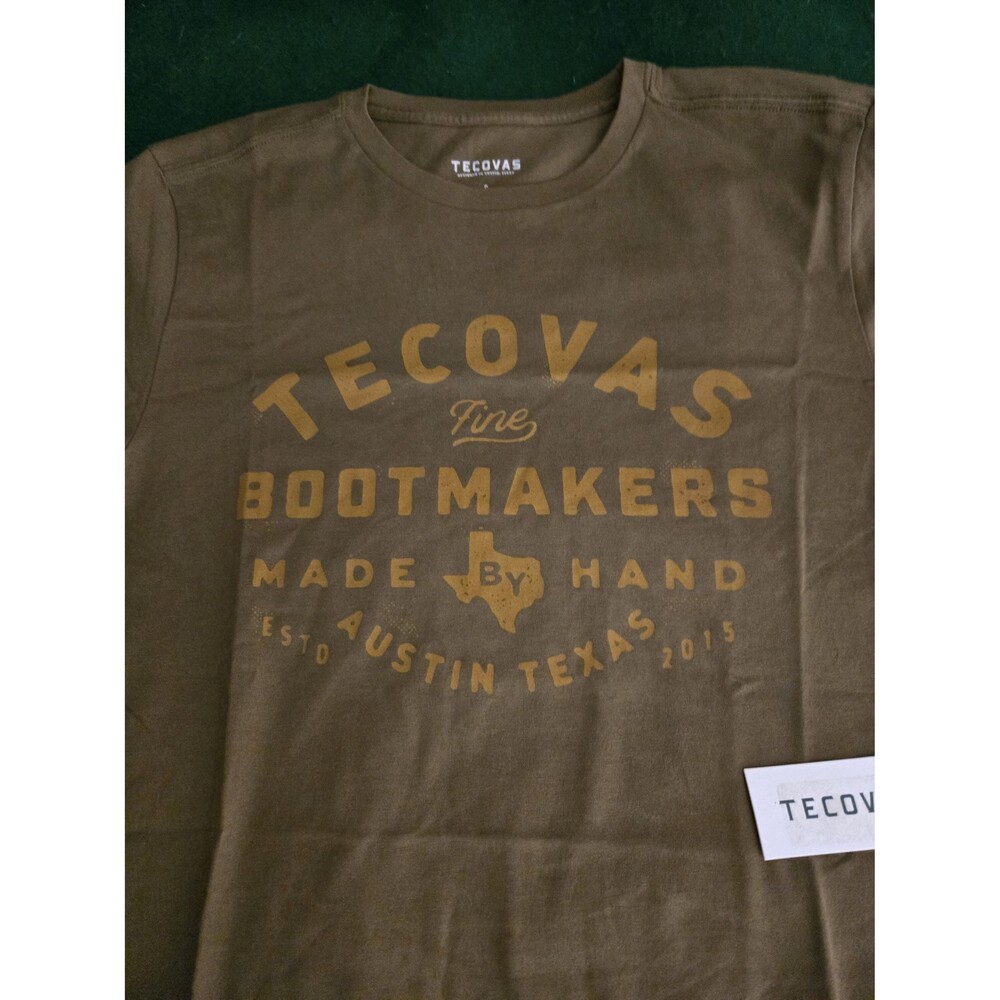 Tecovas Brown Men's Small  T-Shirt (LOC-87) - Picture 2 of 7